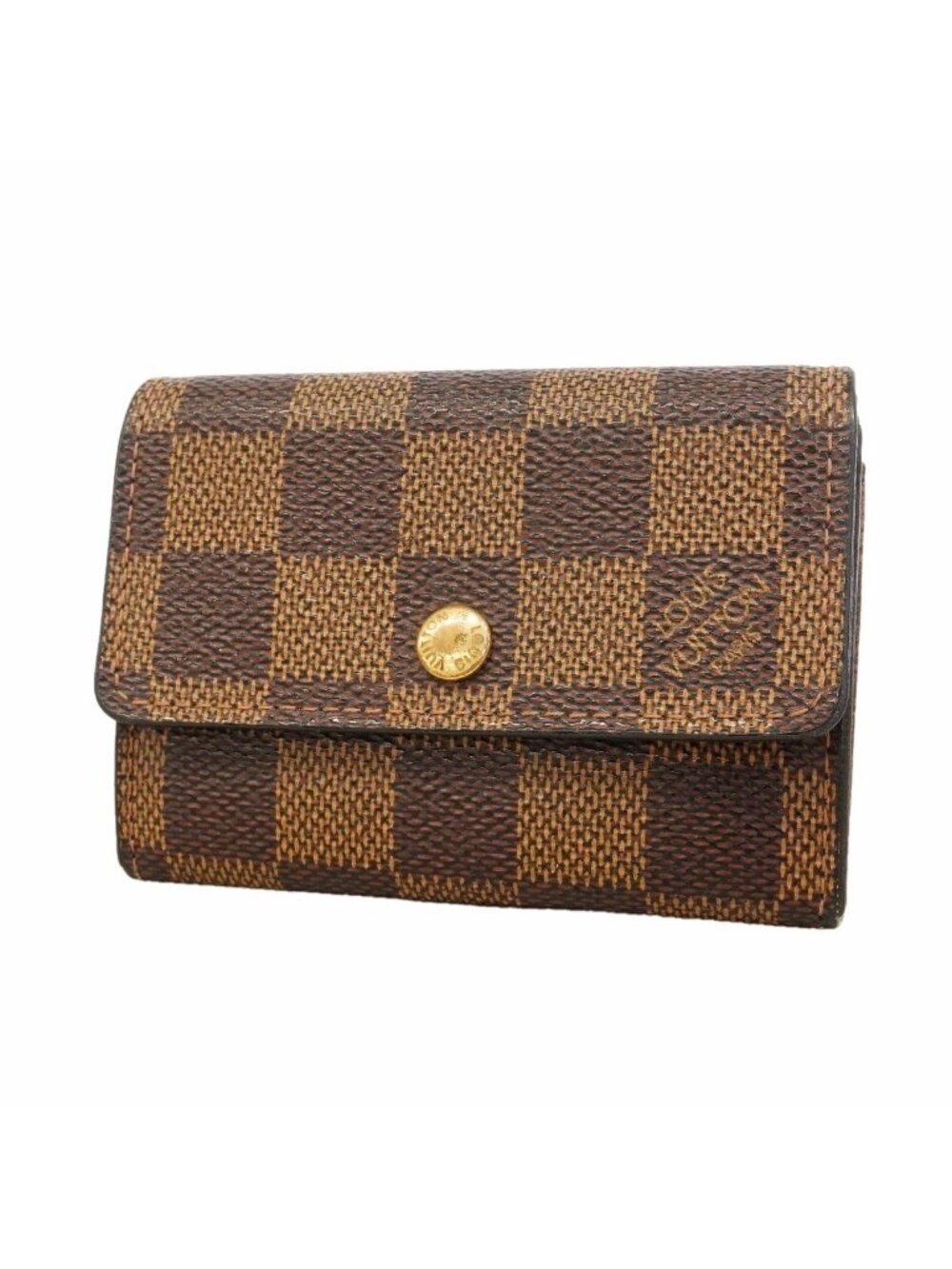 Louis Vuitton Coin Purse Damier Portefeuille Monnaie Plastic Ebene
